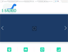 Tablet Screenshot of e-saurio.com